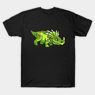 Cartoon Styracosaurus Dinosaur T-Shirt